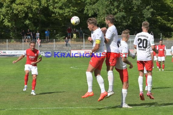 Saison 22/23 Verbandsliga Baden VfB Eppingen vs VfR Mannheim (© Siegfried Lörz)