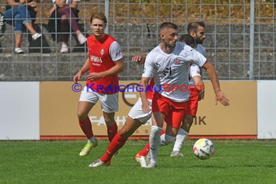 Saison 22/23 Verbandsliga Baden VfB Eppingen vs VfR Mannheim (© Siegfried Lörz)