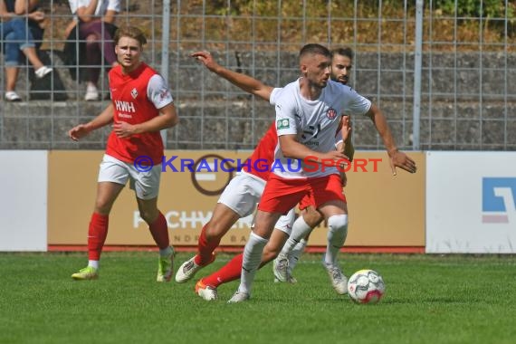 Saison 22/23 Verbandsliga Baden VfB Eppingen vs VfR Mannheim (© Siegfried Lörz)