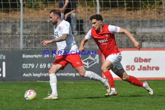 Saison 22/23 Verbandsliga Baden VfB Eppingen vs VfR Mannheim (© Siegfried Lörz)