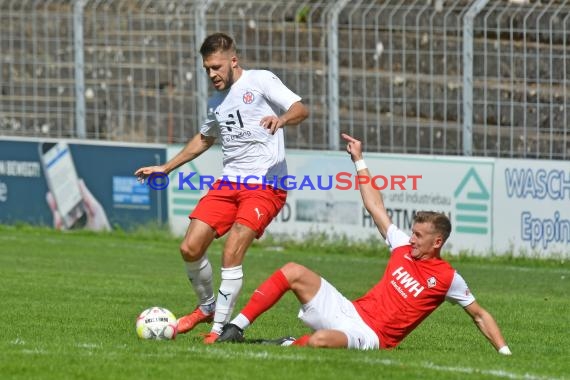 Saison 22/23 Verbandsliga Baden VfB Eppingen vs VfR Mannheim (© Siegfried Lörz)