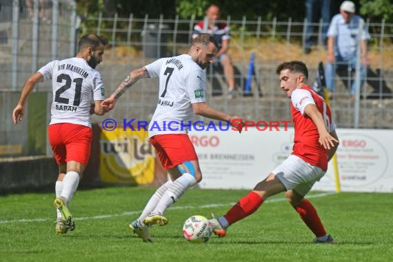 Saison 22/23 Verbandsliga Baden VfB Eppingen vs VfR Mannheim (© Siegfried Lörz)