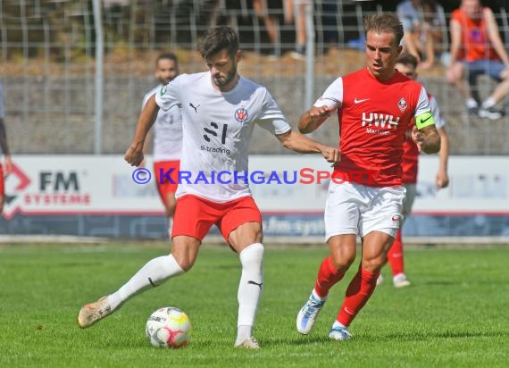 Saison 22/23 Verbandsliga Baden VfB Eppingen vs VfR Mannheim (© Siegfried Lörz)