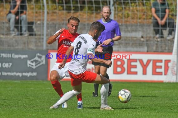 Saison 22/23 Verbandsliga Baden VfB Eppingen vs VfR Mannheim (© Siegfried Lörz)