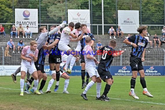 Saison 22/23 Verbandsliga Baden VfB Eppingen vs SV Waldhof Mannheim 2  (© Siegfried Lörz)