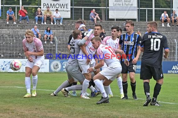 Saison 22/23 Verbandsliga Baden VfB Eppingen vs SV Waldhof Mannheim 2  (© Siegfried Lörz)