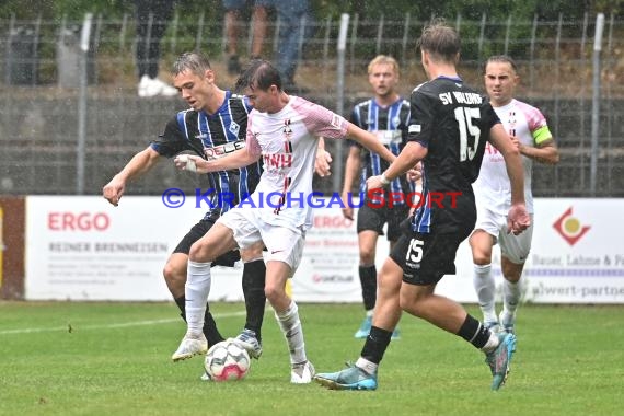 Saison 22/23 Verbandsliga Baden VfB Eppingen vs SV Waldhof Mannheim 2  (© Siegfried Lörz)