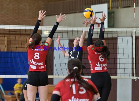 2022/23 Volleyball Damen 3. Liga Süd SV Sinsheim vs VC Offenburg Saison Opening (© Siegfried Lörz)