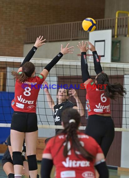 2022/23 Volleyball Damen 3. Liga Süd SV Sinsheim vs VC Offenburg Saison Opening (© Siegfried Lörz)