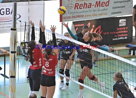 2022/23 Volleyball Damen 3. Liga Süd SV Sinsheim vs VC Offenburg Saison Opening (© Siegfried Lörz)