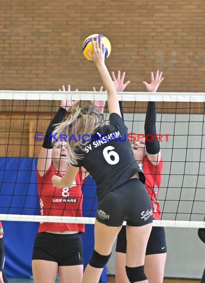 2022/23 Volleyball Damen 3. Liga Süd SV Sinsheim vs VC Offenburg Saison Opening (© Siegfried Lörz)