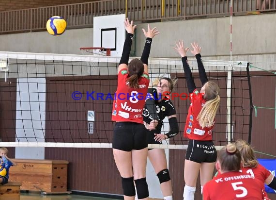 2022/23 Volleyball Damen 3. Liga Süd SV Sinsheim vs VC Offenburg Saison Opening (© Siegfried Lörz)