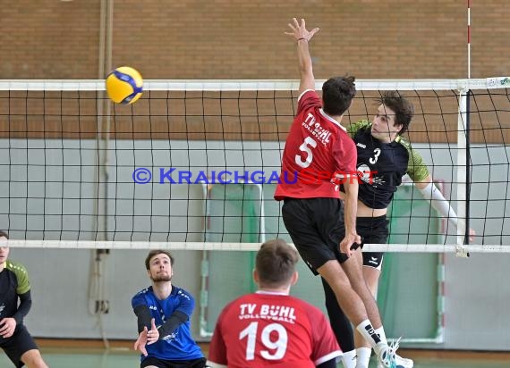 2022/23 Volleyball Herren Oberliga SG Helmstadt/Sinsheim vs TV Bühl 2 (© Siegfried Lörz)