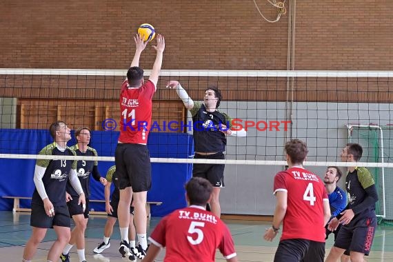 2022/23 Volleyball Herren Oberliga SG Helmstadt/Sinsheim vs TV Bühl 2 (© Siegfried Lörz)