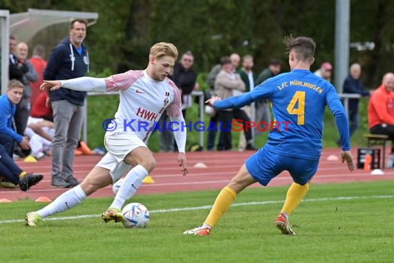 Saison 22/23 Verbandsliga Baden 1. FC Mühlhausen vs VfB Eppingen (© Siegfried Lörz)