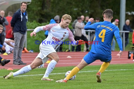 Saison 22/23 Verbandsliga Baden 1. FC Mühlhausen vs VfB Eppingen (© Siegfried Lörz)