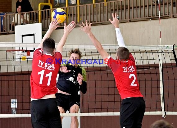 2022/23 Volleyball Herren Oberliga SG Helmstadt/Sinsheim vs TV Bühl 2 (© Siegfried Lörz)