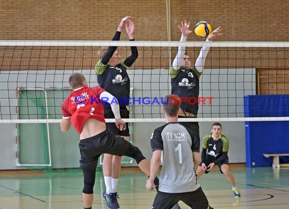 2022/23 Volleyball Herren Oberliga SG Helmstadt/Sinsheim vs TV Bühl 2 (© Siegfried Lörz)