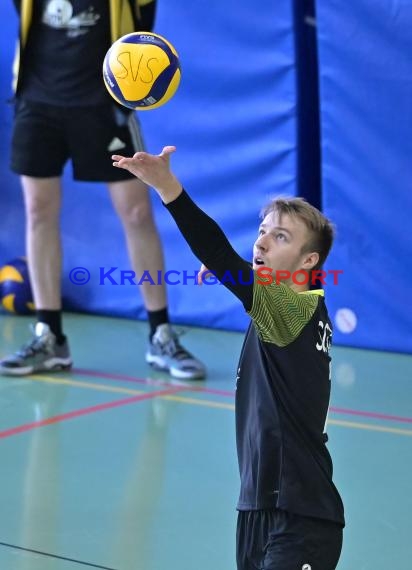 2022/23 Volleyball Herren Oberliga SG Helmstadt/Sinsheim vs TV Bühl 2 (© Siegfried Lörz)