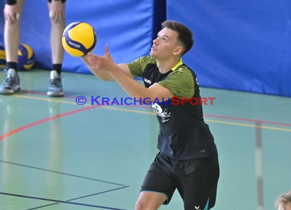 2022/23 Volleyball Herren Oberliga SG Helmstadt/Sinsheim vs TV Bühl 2 (© Siegfried Lörz)