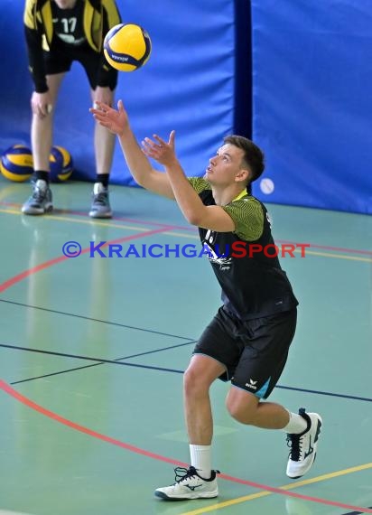 2022/23 Volleyball Herren Oberliga SG Helmstadt/Sinsheim vs TV Bühl 2 (© Siegfried Lörz)