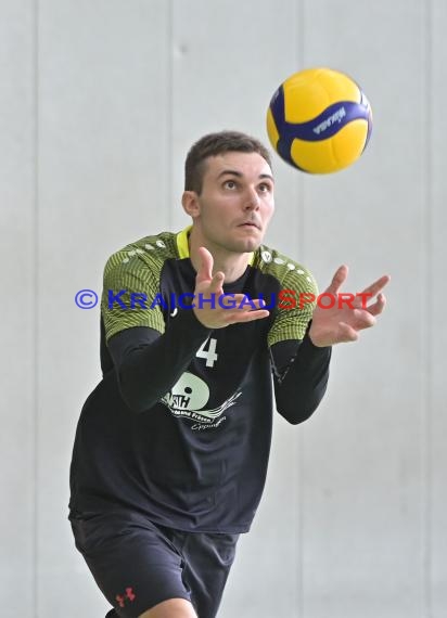 2022/23 Volleyball Herren Oberliga SG Helmstadt/Sinsheim vs TV Bühl 2 (© Siegfried Lörz)