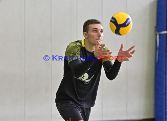 2022/23 Volleyball Herren Oberliga SG Helmstadt/Sinsheim vs TV Bühl 2 (© Siegfried Lörz)