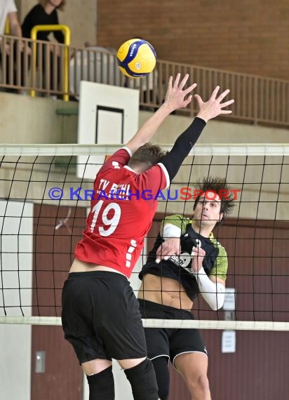 2022/23 Volleyball Herren Oberliga SG Helmstadt/Sinsheim vs TV Bühl 2 (© Siegfried Lörz)