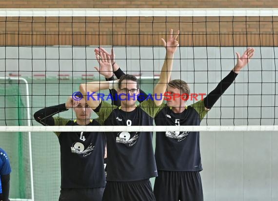 2022/23 Volleyball Herren Oberliga SG Helmstadt/Sinsheim vs TV Bühl 2 (© Siegfried Lörz)