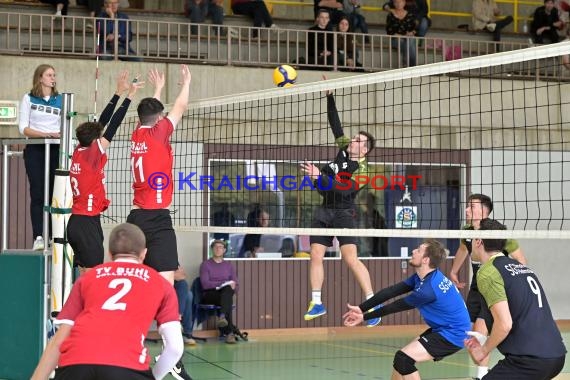 2022/23 Volleyball Herren Oberliga SG Helmstadt/Sinsheim vs TV Bühl 2 (© Siegfried Lörz)