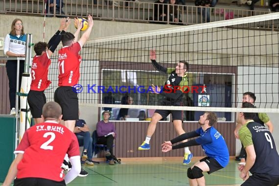 2022/23 Volleyball Herren Oberliga SG Helmstadt/Sinsheim vs TV Bühl 2 (© Siegfried Lörz)