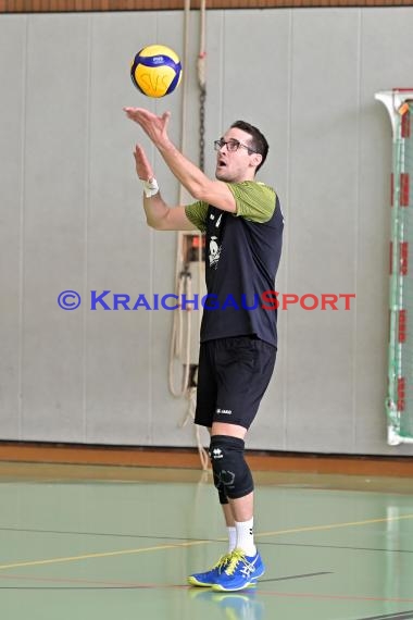 2022/23 Volleyball Herren Oberliga SG Helmstadt/Sinsheim vs TV Bühl 2 (© Siegfried Lörz)