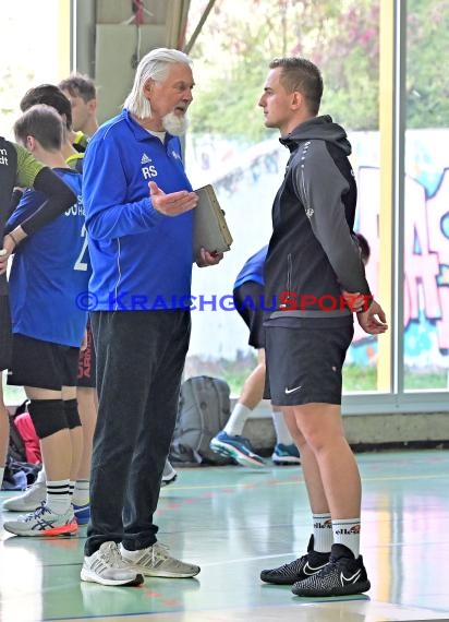 2022/23 Volleyball Herren Oberliga SG Helmstadt/Sinsheim vs TV Bühl 2 (© Siegfried Lörz)