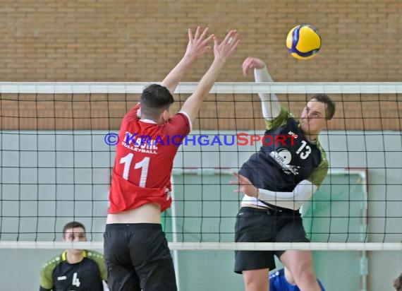 2022/23 Volleyball Herren Oberliga SG Helmstadt/Sinsheim vs TV Bühl 2 (© Siegfried Lörz)