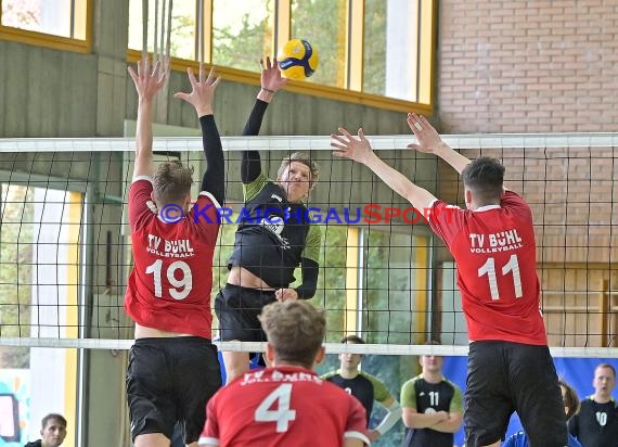 2022/23 Volleyball Herren Oberliga SG Helmstadt/Sinsheim vs TV Bühl 2 (© Siegfried Lörz)