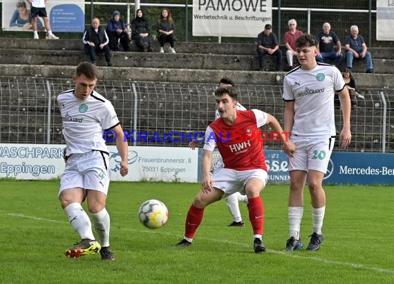 Saison 22/23 Verbandsliga Baden VfB Eppingen vs FC Olympia Kirrlach (© Siegfried Lörz)