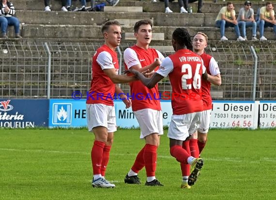 Saison 22/23 Verbandsliga Baden VfB Eppingen vs FC Olympia Kirrlach (© Siegfried Lörz)