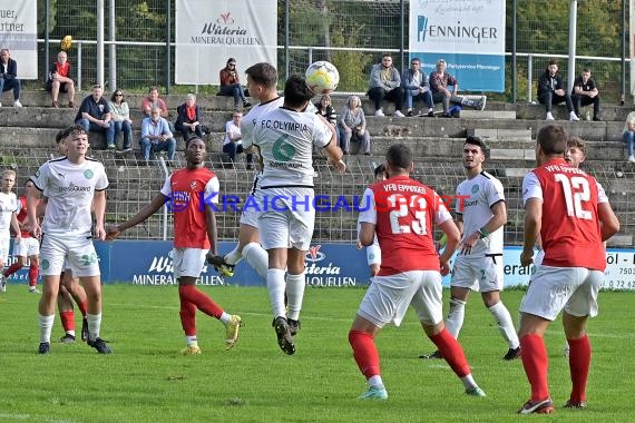 Saison 22/23 Verbandsliga Baden VfB Eppingen vs FC Olympia Kirrlach (© Siegfried Lörz)