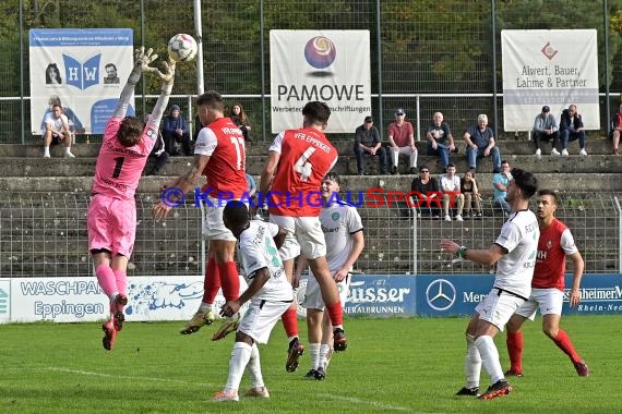 Saison 22/23 Verbandsliga Baden VfB Eppingen vs FC Olympia Kirrlach (© Siegfried Lörz)