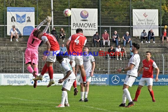 Saison 22/23 Verbandsliga Baden VfB Eppingen vs FC Olympia Kirrlach (© Siegfried Lörz)