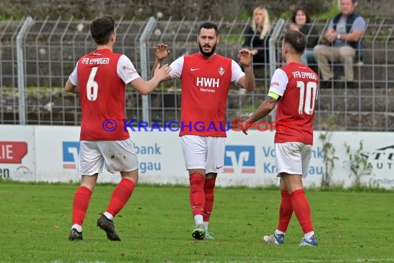 Saison 22/23 Verbandsliga Baden VfB Eppingen vs FC Olympia Kirrlach (© Siegfried Lörz)