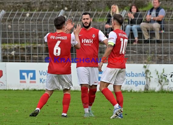 Saison 22/23 Verbandsliga Baden VfB Eppingen vs FC Olympia Kirrlach (© Siegfried Lörz)