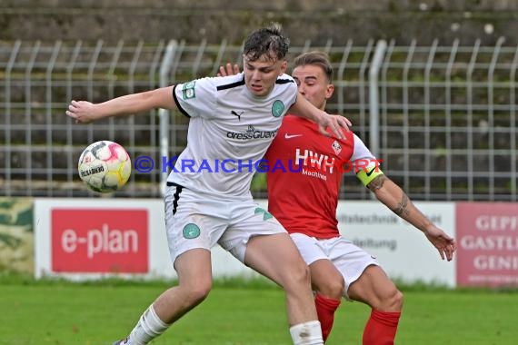 Saison 22/23 Verbandsliga Baden VfB Eppingen vs FC Olympia Kirrlach (© Siegfried Lörz)