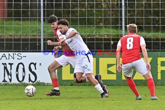 Saison 22/23 Verbandsliga Baden VfB Eppingen vs FC Olympia Kirrlach (© Siegfried Lörz)