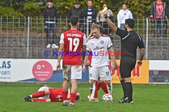 Saison 22/23 Verbandsliga Baden VfB Eppingen vs FC Olympia Kirrlach (© Siegfried Lörz)