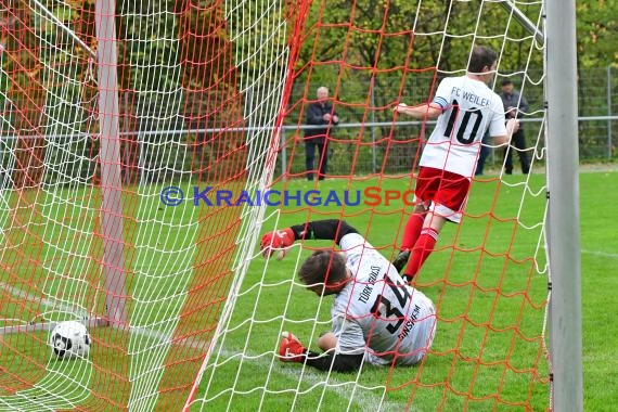 Kreisklasse A Sinsheim 22/23 FC Weiler vs TG Sinsheim (© Siegfried Lörz)