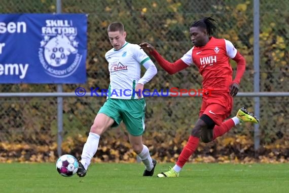 Saison 22/23 Verbandsliga Nordbaden FC Zuzenhausen vs VfB Eppingen (© Siegfried Lörz)