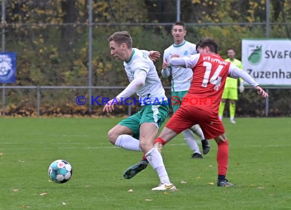 Saison 22/23 Verbandsliga Nordbaden FC Zuzenhausen vs VfB Eppingen (© Siegfried Lörz)