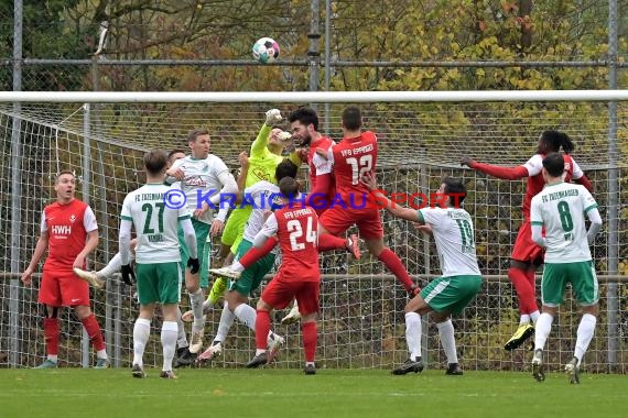 Saison 22/23 Verbandsliga Nordbaden FC Zuzenhausen vs VfB Eppingen (© Siegfried Lörz)