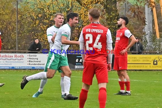 Saison 22/23 Verbandsliga Nordbaden FC Zuzenhausen vs VfB Eppingen (© Siegfried Lörz)